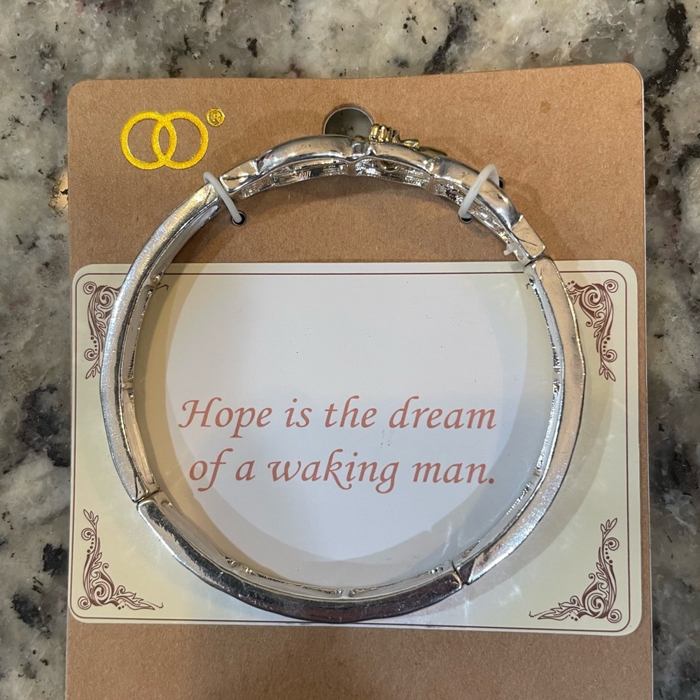 Silver Tone Bangle Bracelet